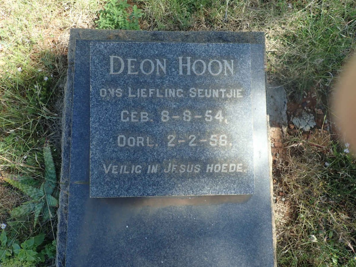 HOON Deon 1954-1956