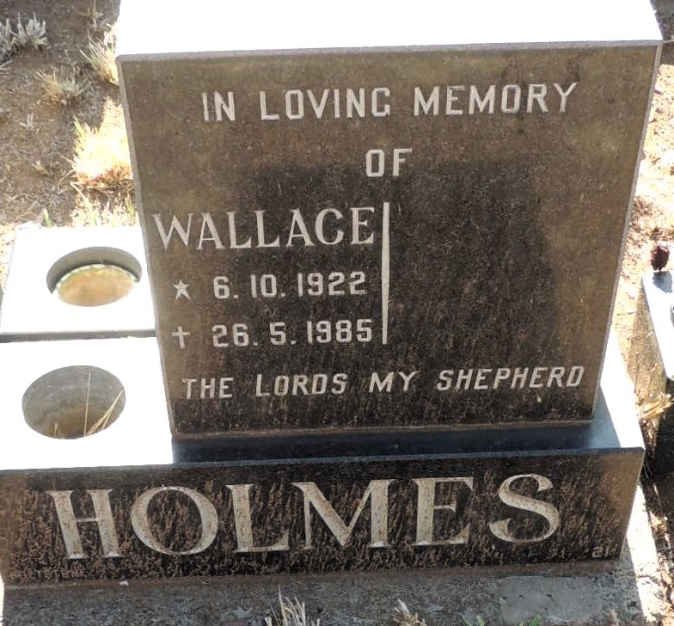 HOLMES Wallace 1922-1985