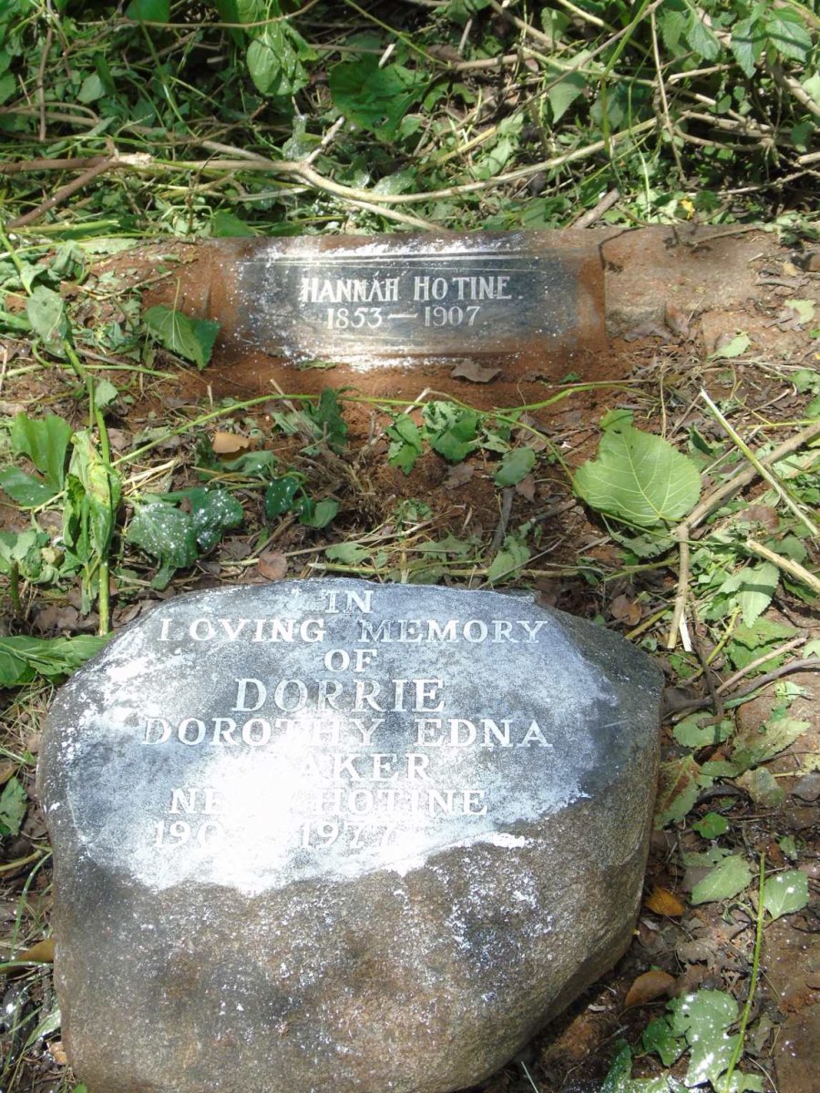 HOTINE Hannah 1853-1907 :: BAKER Dorothy Edna nee HOTINE 1903-1977_1