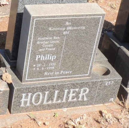 HOLLIER Philip 1956-1998
