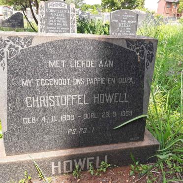 HOWELL Christoffel 1899-1959