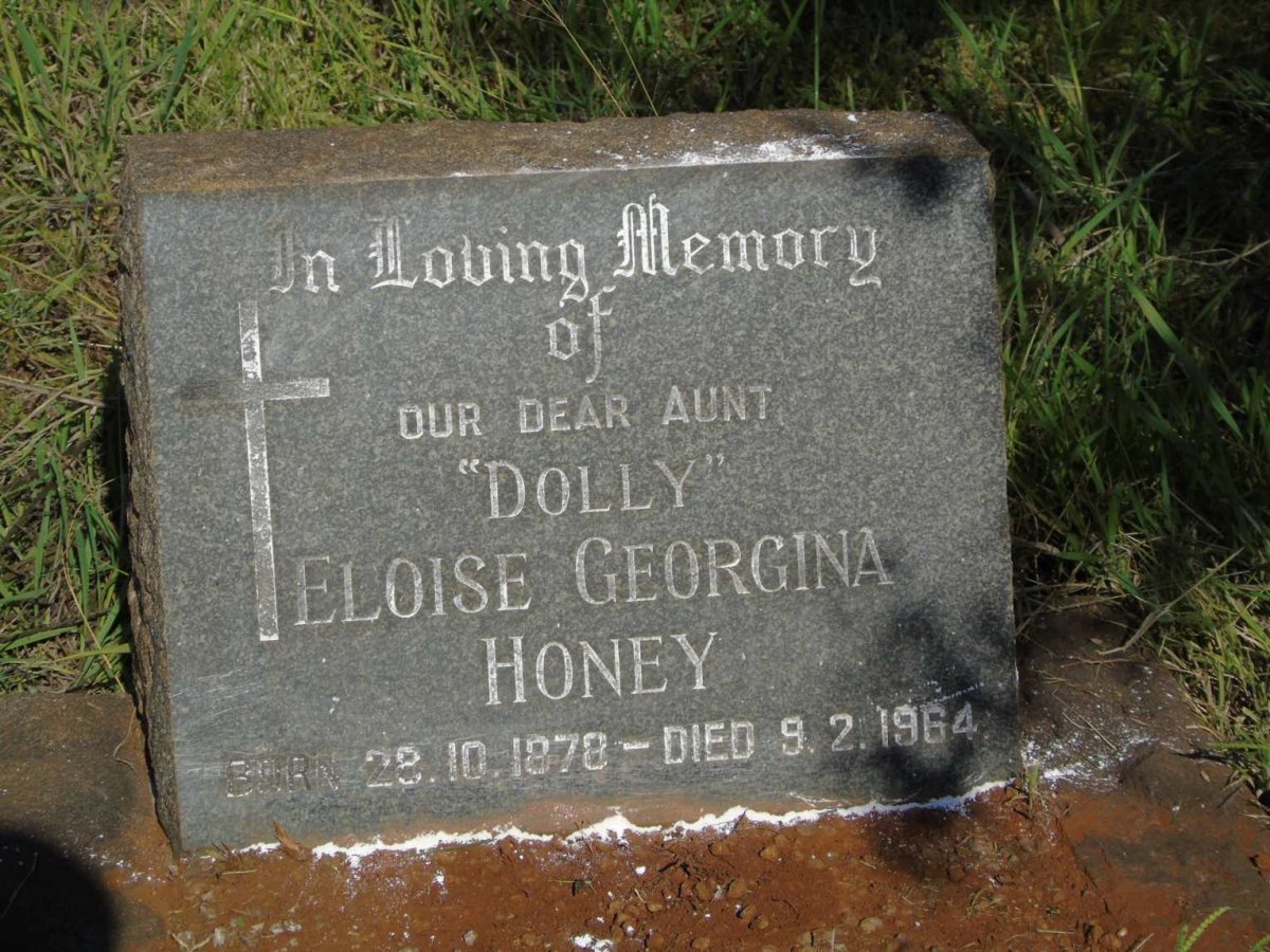 HONEY Eloise Georgina 1878-1964
