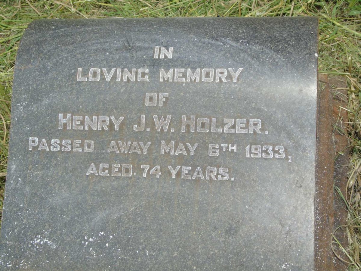 HOLZER Henry J.W. -1933