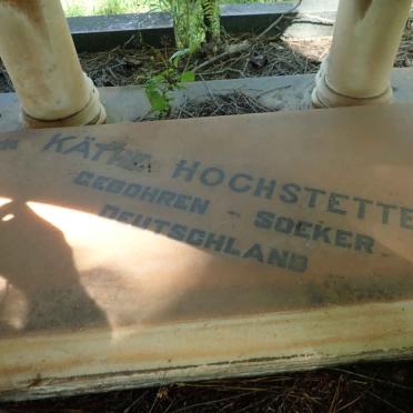 HOCHSTETTER Käthe -1927