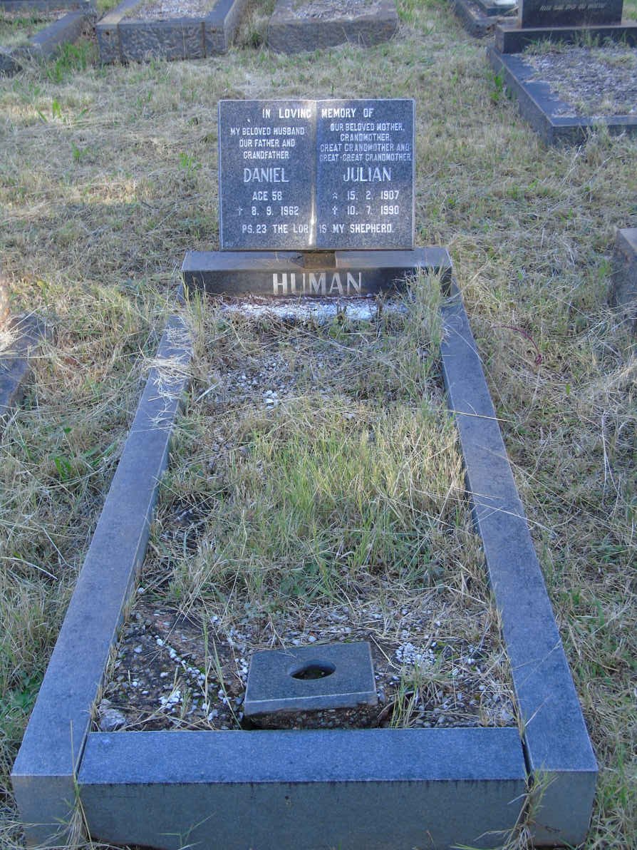 HUMAN Daniel -1962 &amp; Julian 1907-1990