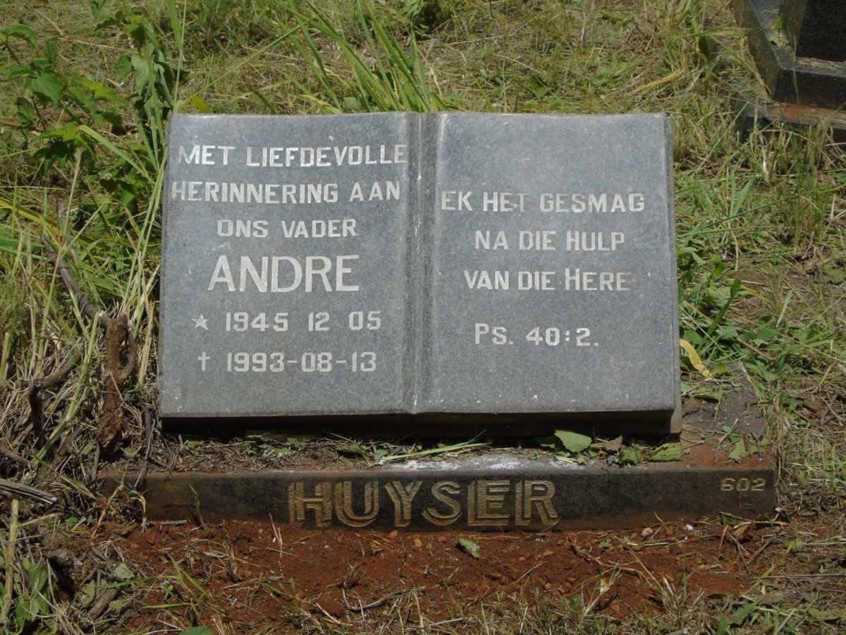 HUYSER Andre 1945-1993