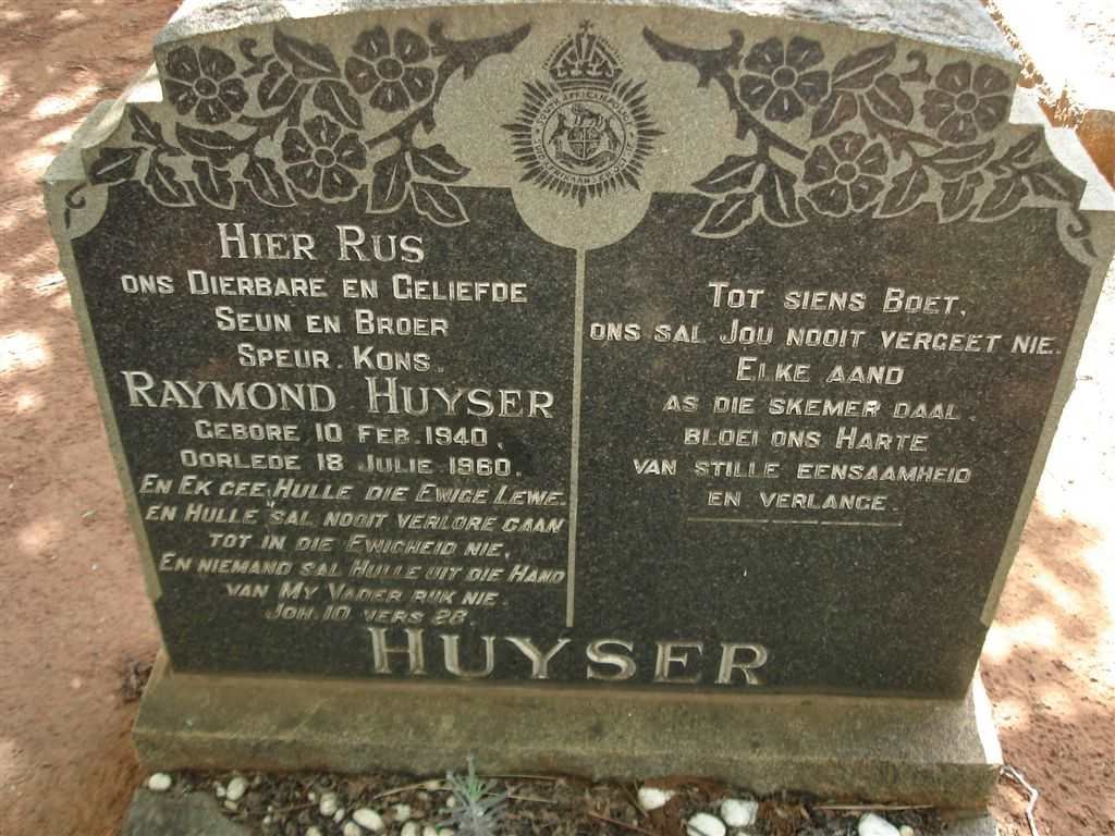 HUYSER Raymond 1940-1960