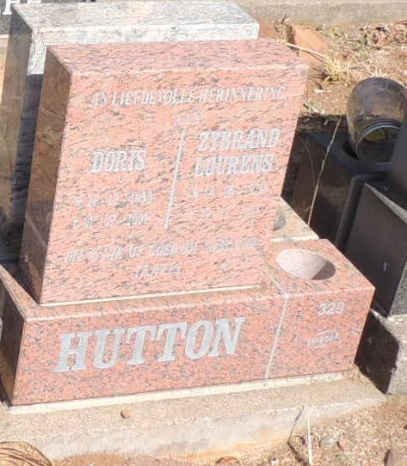 HUTTON Zybrand Lourens & Doris 
