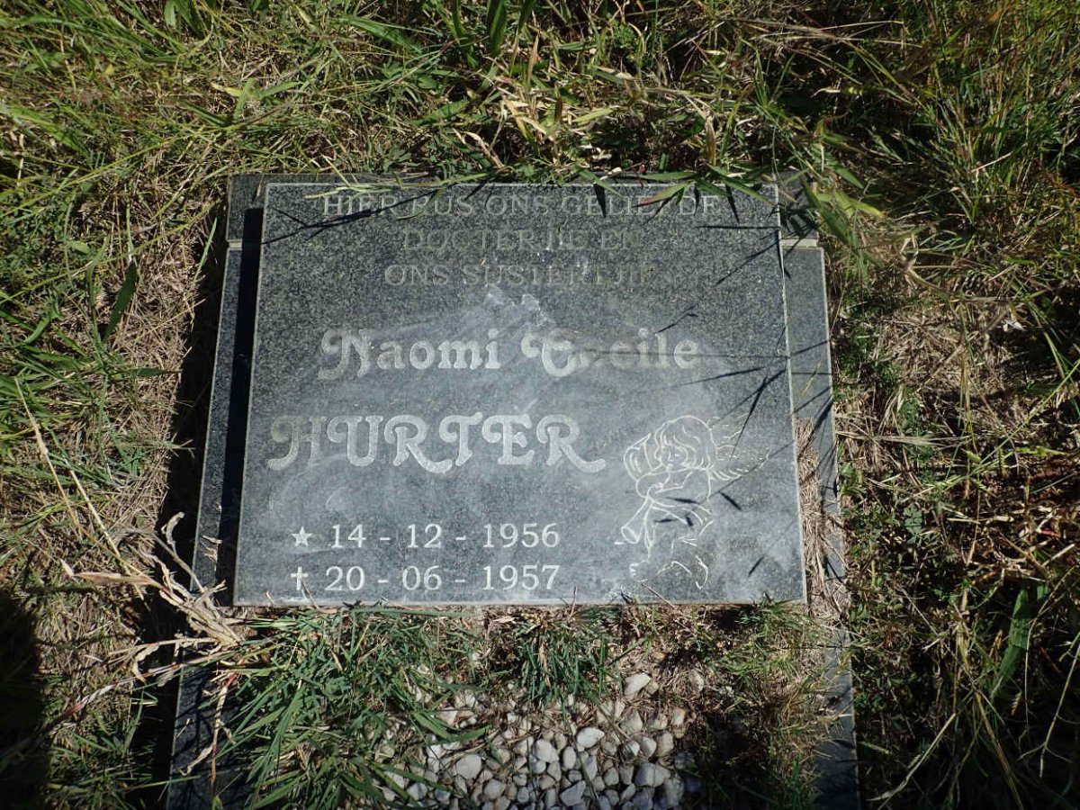 HURTER Naomi Cecile 1956-1957