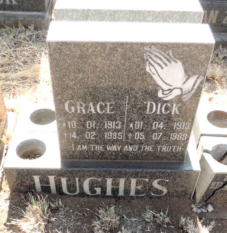 HUGHES Dick 1913-1988 & Grace 1913-1985