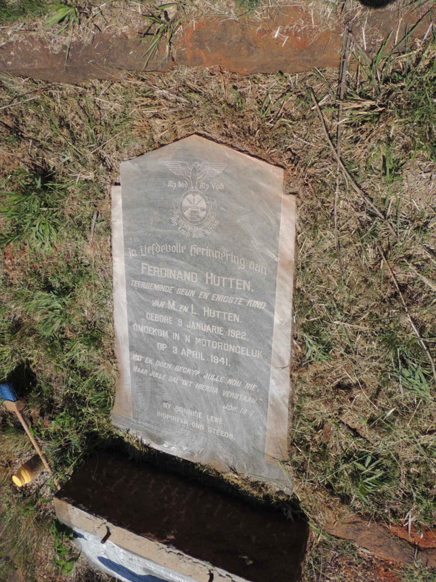 HUTTEN Ferdinand 1922-1941