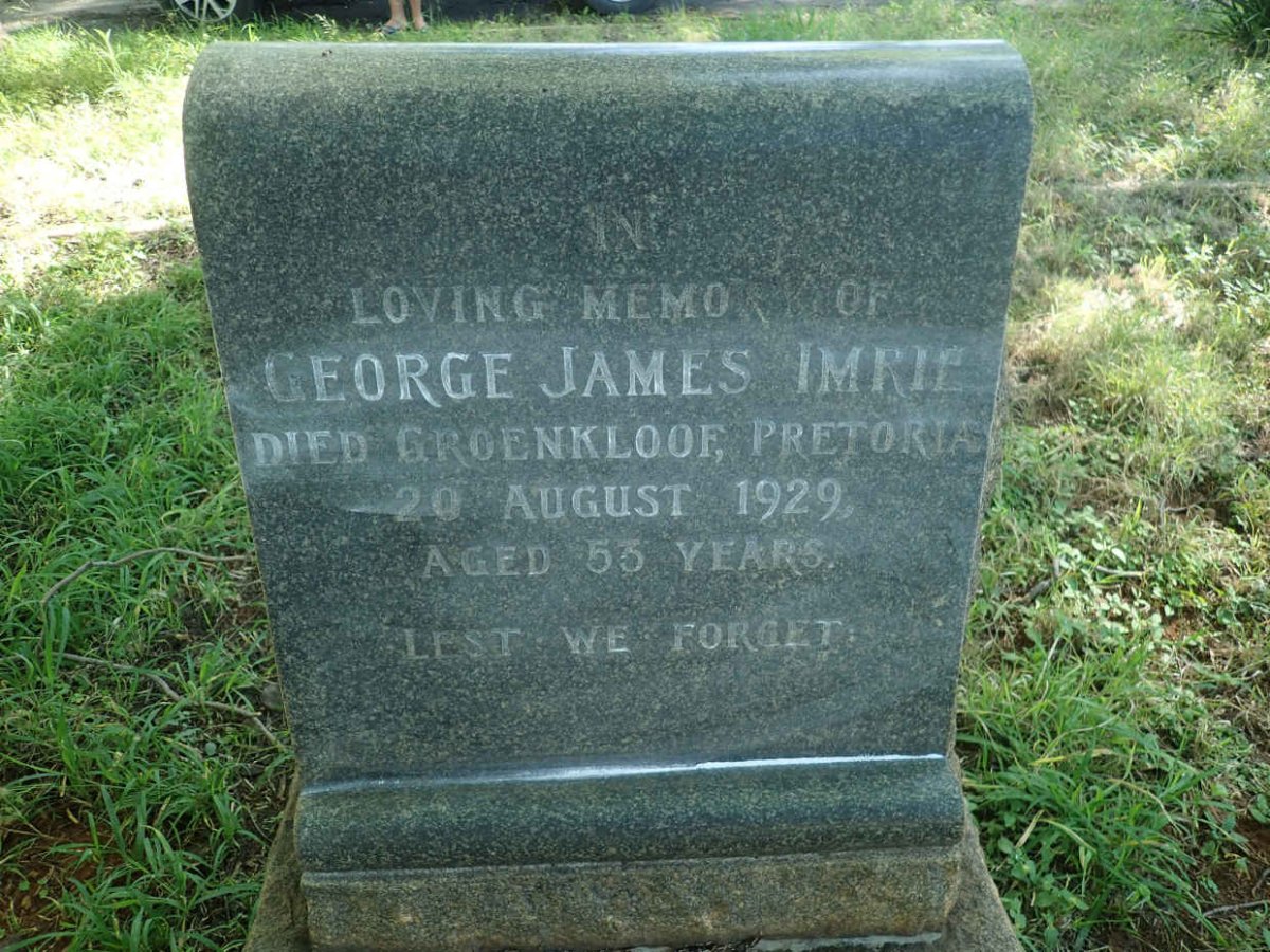 IMRIE George James -1929