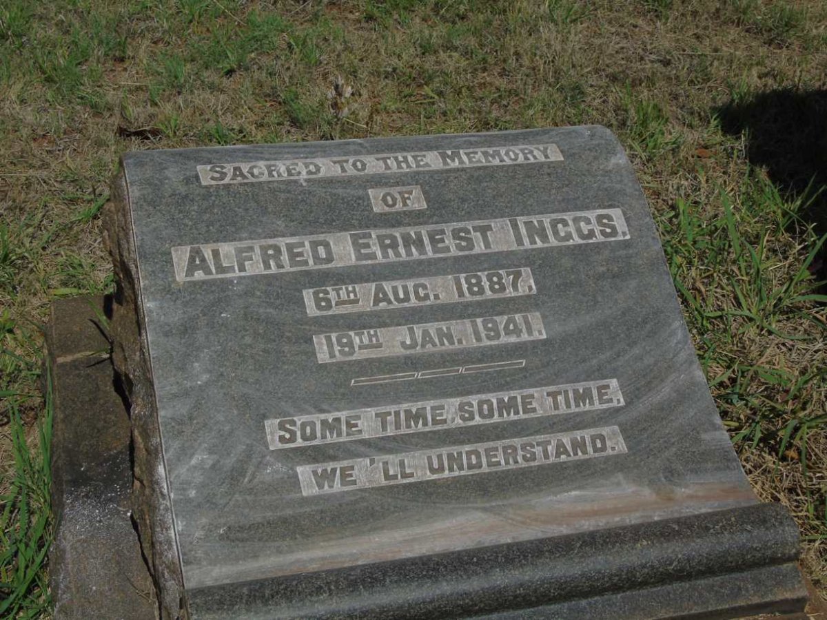 INGGS Alfred Ernest 1887-1941
