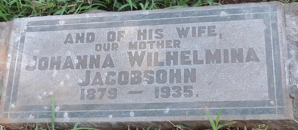 JACOBSOHN Martin Marcus 1876-1964 & Johanna Wilhelmina 1879-1935_3