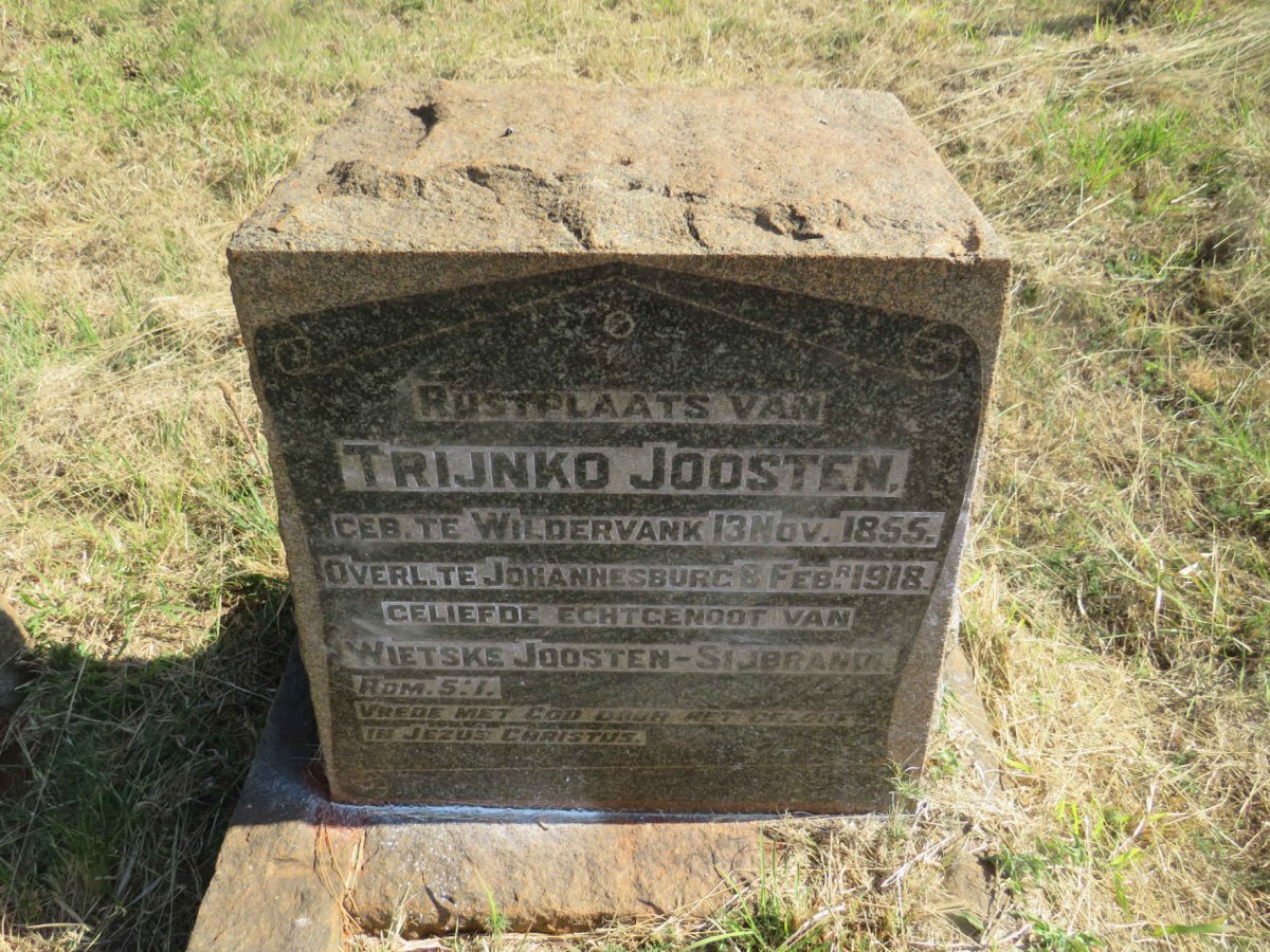JOOSTEN Trijnko 1855-1918