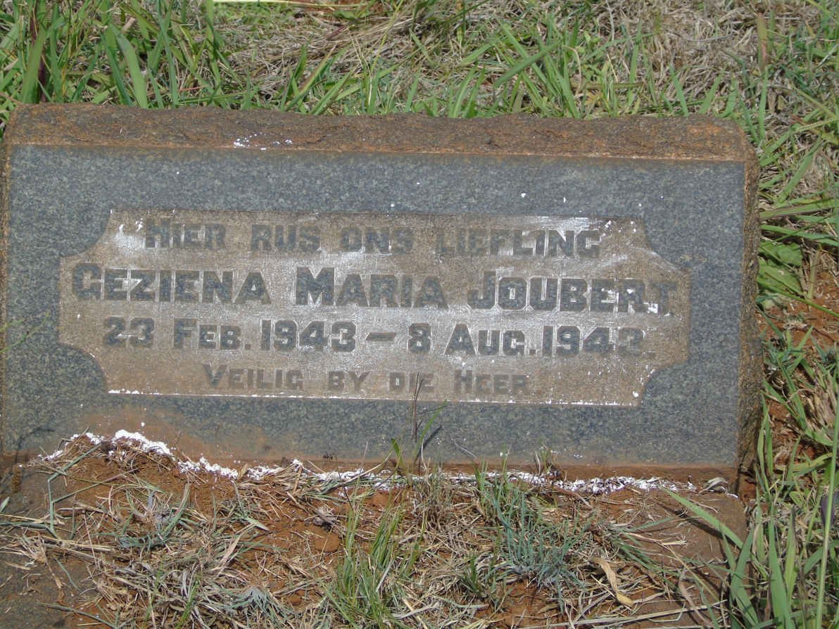 JOUBERT Geziena Maria 1943-1943