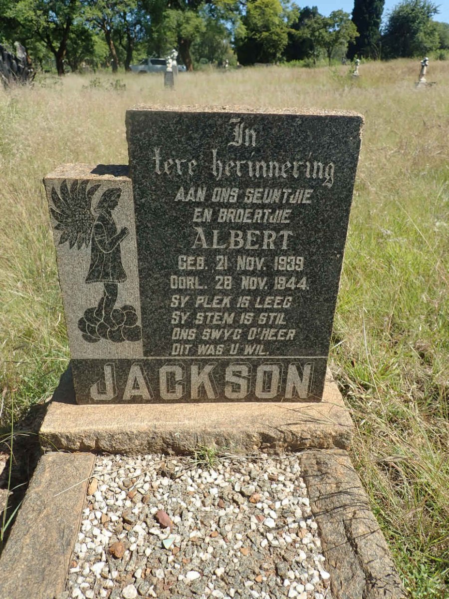 JACKSON Albert 1939-1944