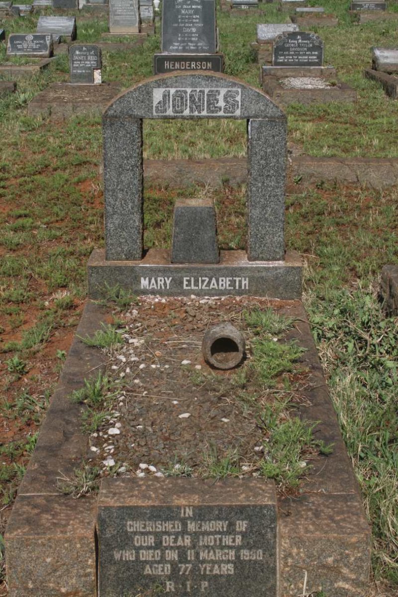 JONES Mary Elizabeth -1950