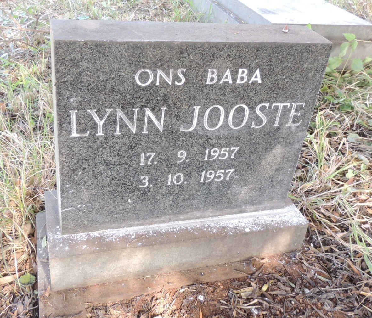 JOOSTE Lynn 1957-1957