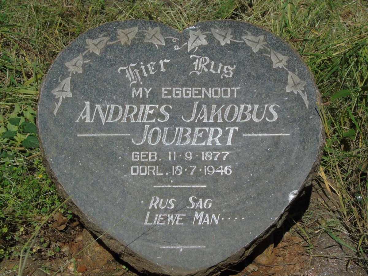 JOUBERT Andries Jakobus 1877-1946