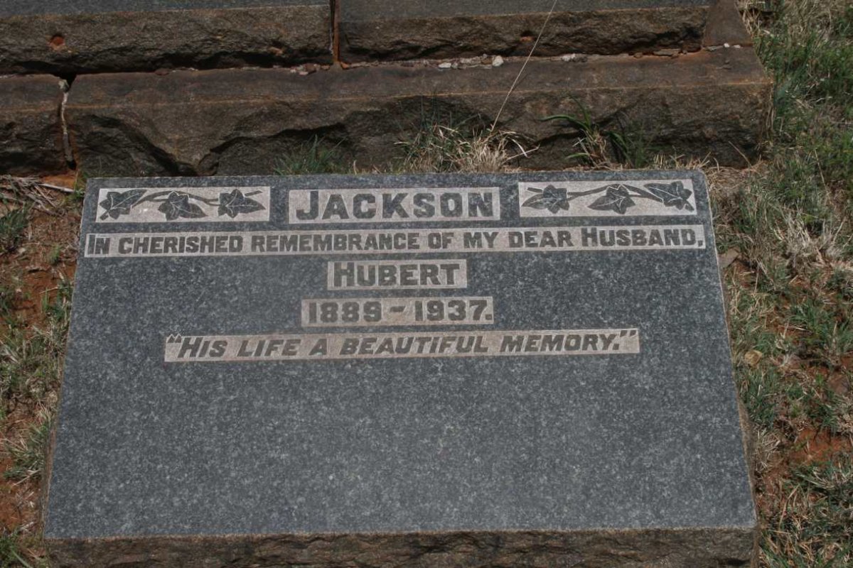 JACKSON Hubert 1889-1937