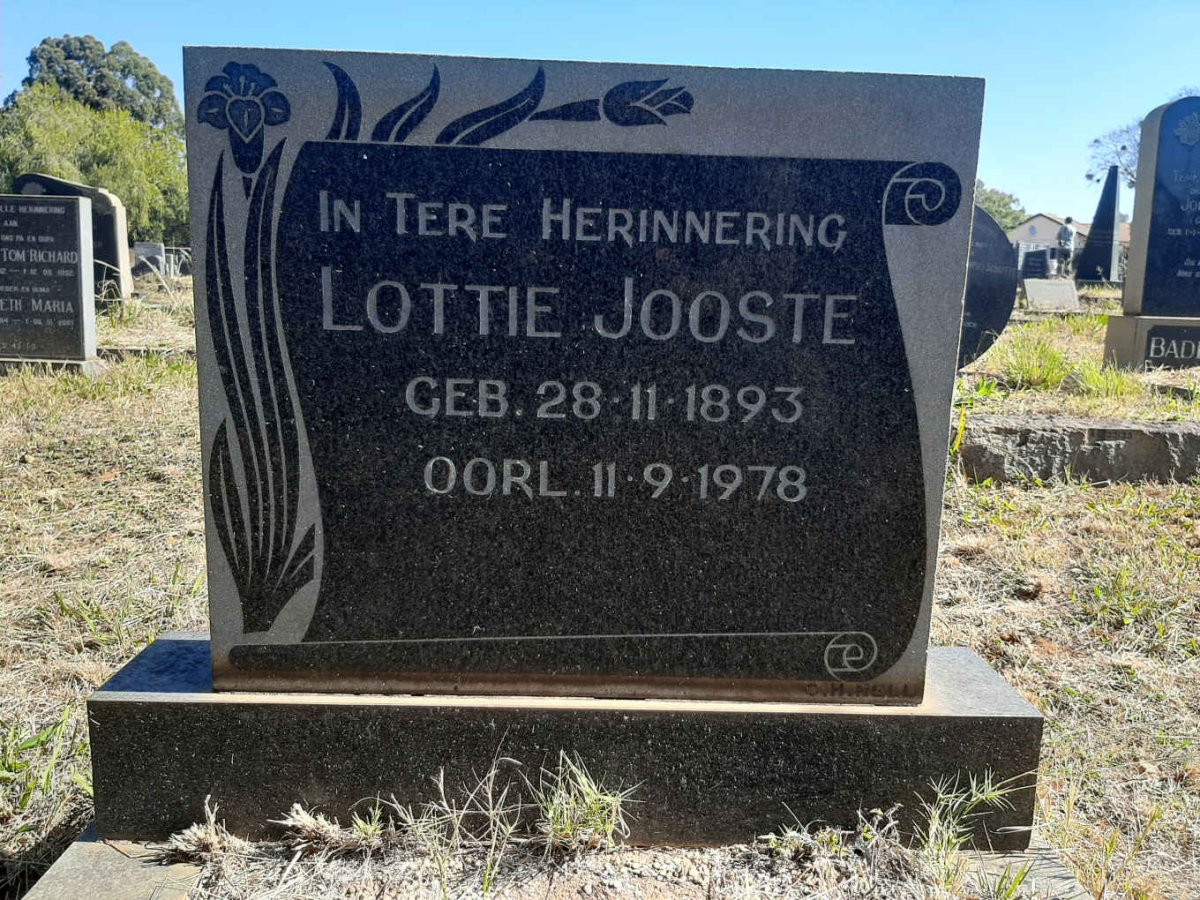 JOOSTE Lottie 1893-1978