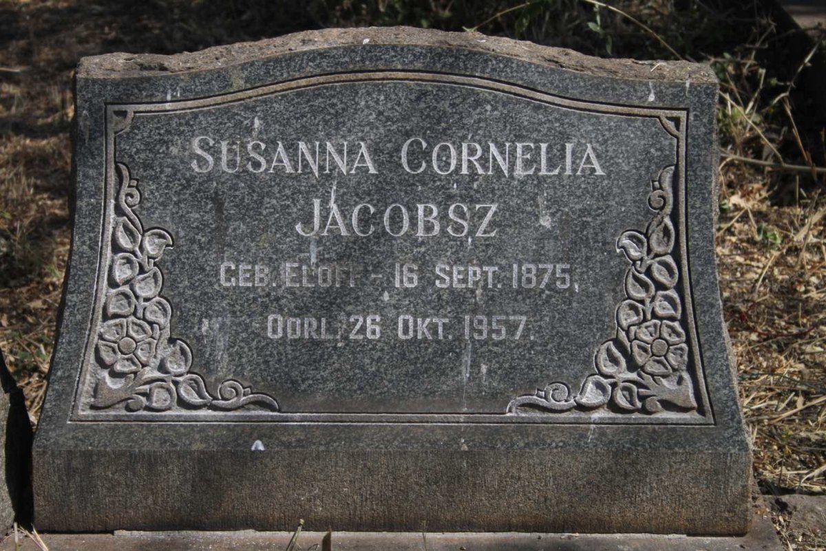 JACOBSZ Susanna Cornelia 1875-1957
