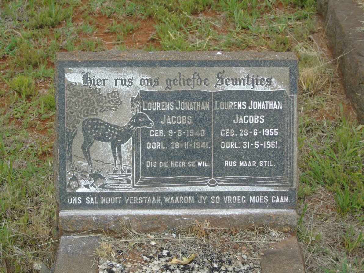 JACOBS Lourens Jonathan 1940-1941 :: JACOBS Lourens Jonathan 1955-1961