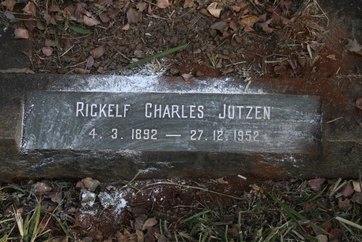 JUTZEN Rickelf Charles 1892-1952