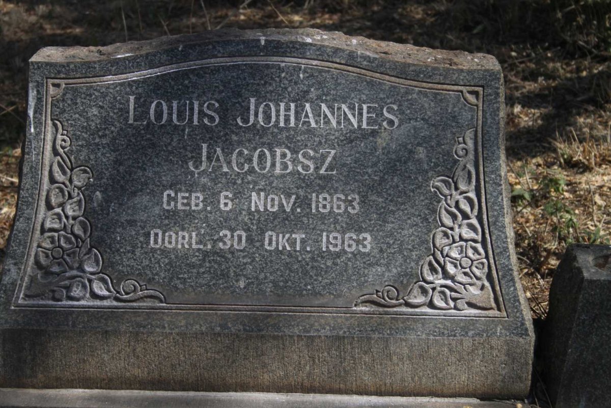 JACOBSZ Louis Johannes 1863-1963
