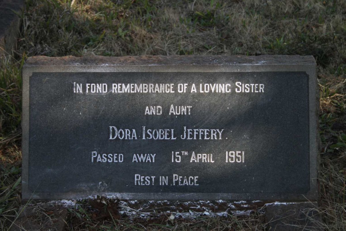 JEFFERY Dora Isobel -1951