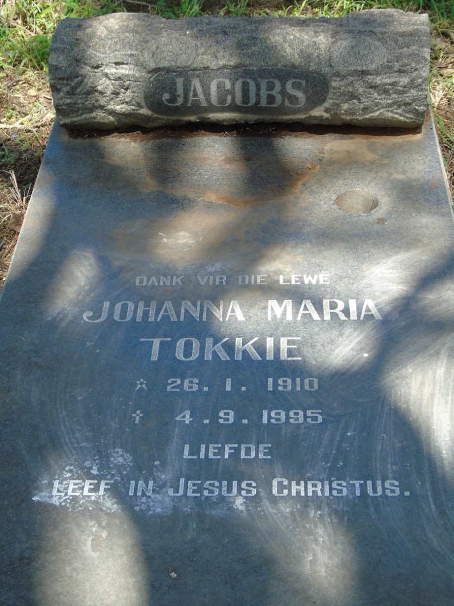 JACOBS Johanna Maria 1910-1995