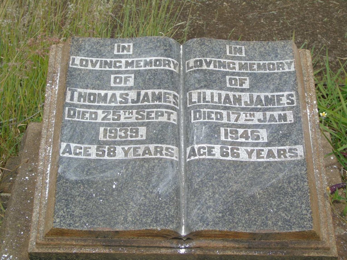 JAMES Thomas -1939 & Lillian -1946