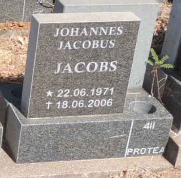 JACOBS Johannes Jacobus 1971-2006