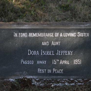 JEFFERY Dora Isobel -1951