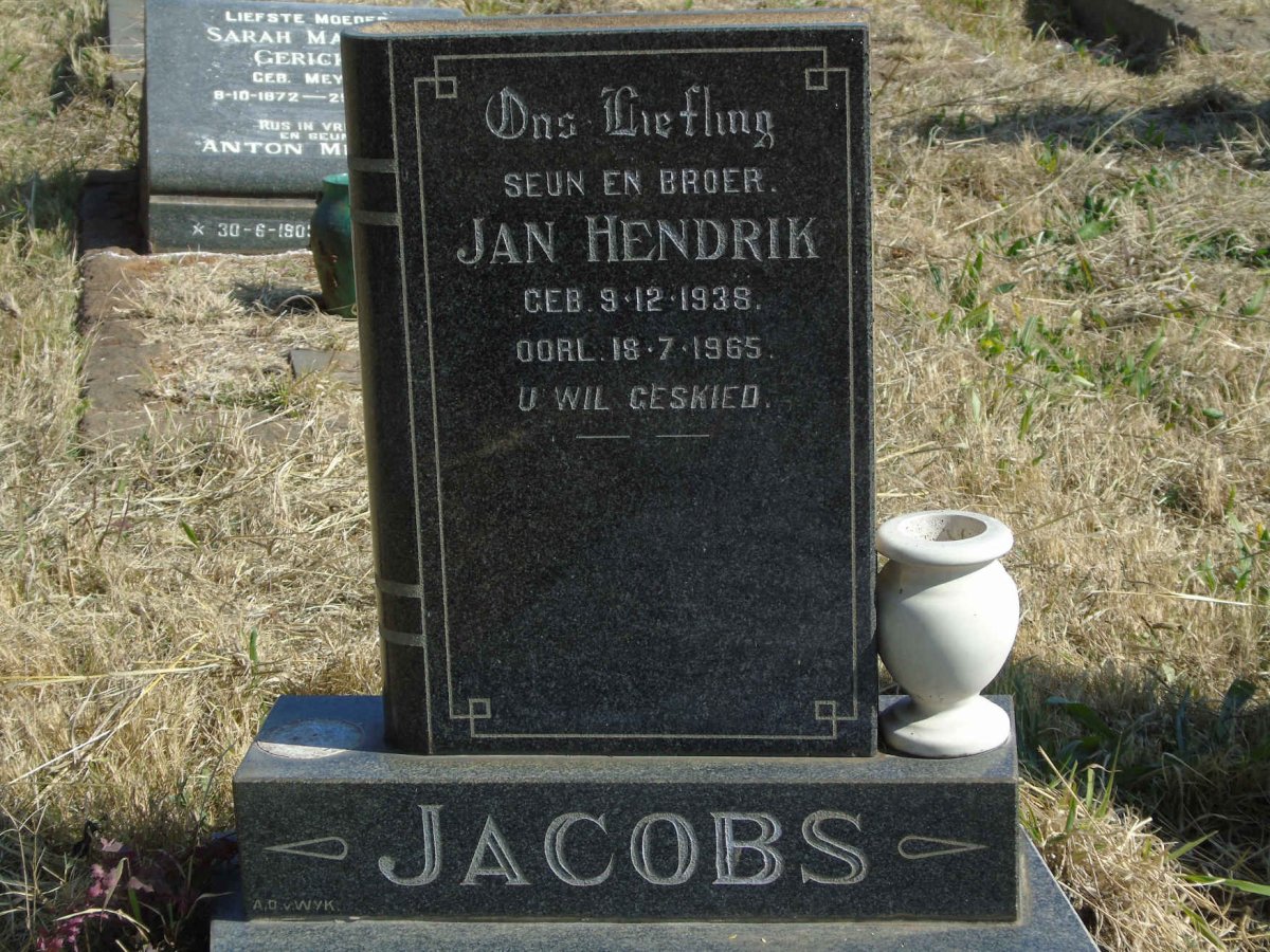 JACOBS Jan Hendrik 1938-1965 :: WHEELER William 1979-2006 _2