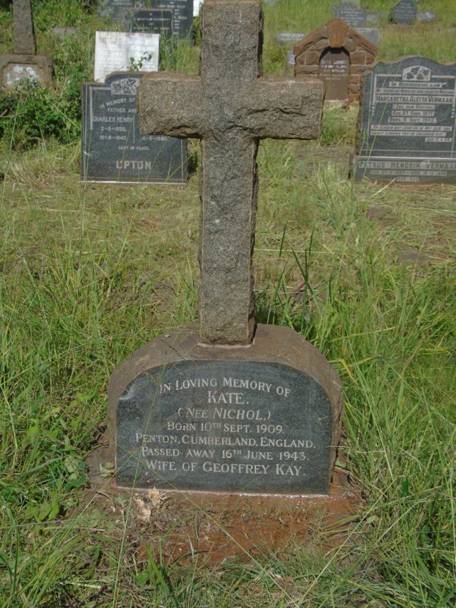 KAY Kate nee NICHOL 1909-1943