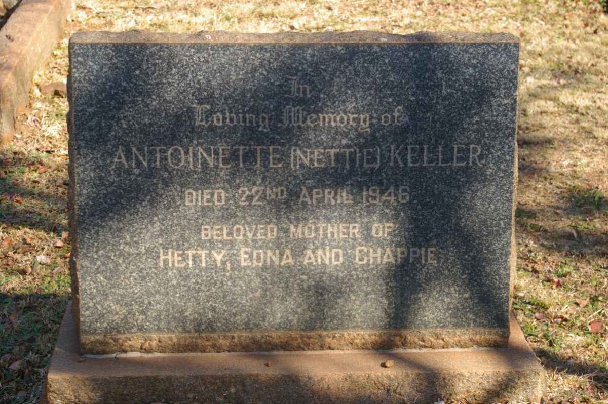 KELLER Antoinette -1946 :: IRVINE Hester Agnes 1921-1989 _2