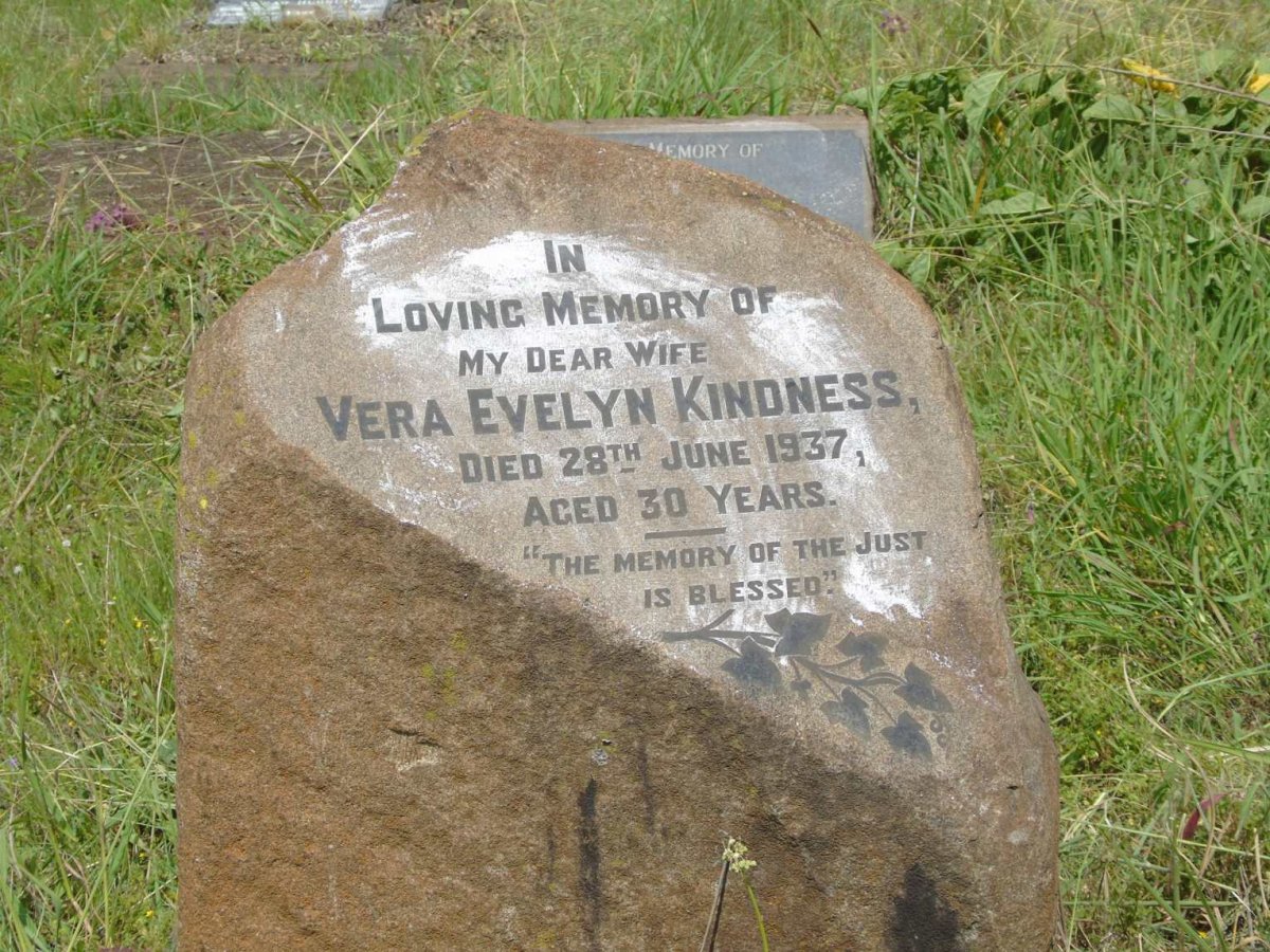 KINDNESS Vera Evelyn -1937