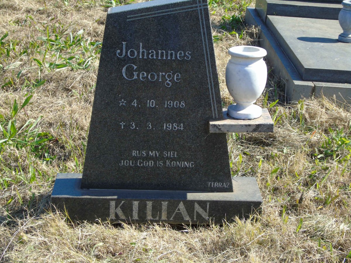 KILIAN Johannes George 1908-1984