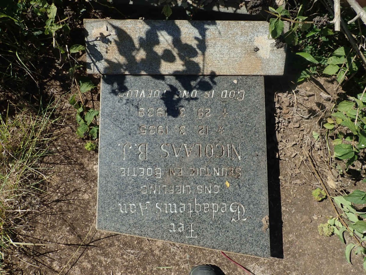 KLOPPER Nicolaas B.J. 1935-1939