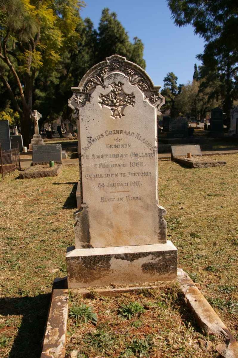 KLASING Jacobus Coenraad 1862-1911