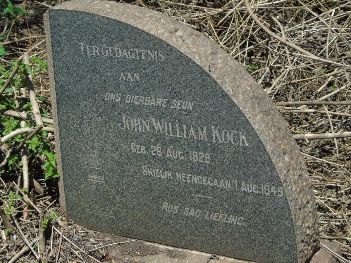 KOCK John William 1928-1949