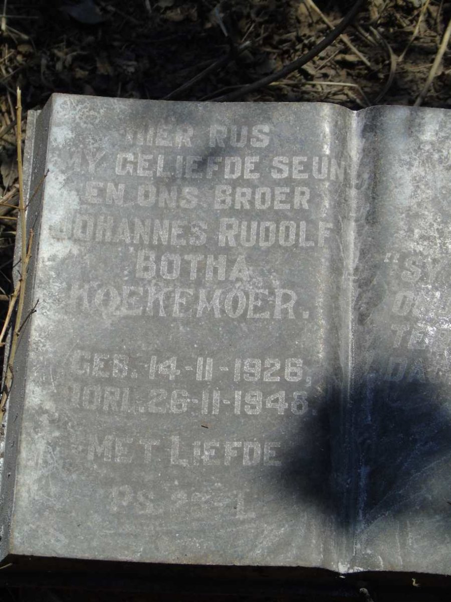 KOEKEMOER Johannes Rudolf Botha 1926-1948