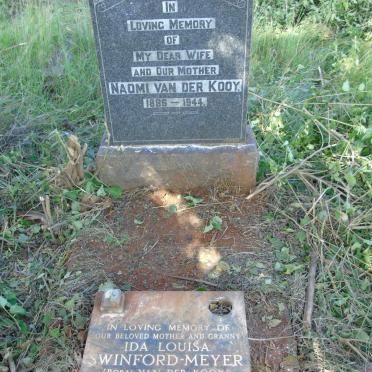KOOY Naomi, van der 1886-1944 :: MEYER Ida Louisa, SWINFORD nee VAN DER KOOY 1925-1984