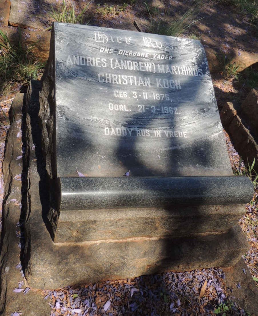 KOCH Andries Marthinus Christian 1875-1962