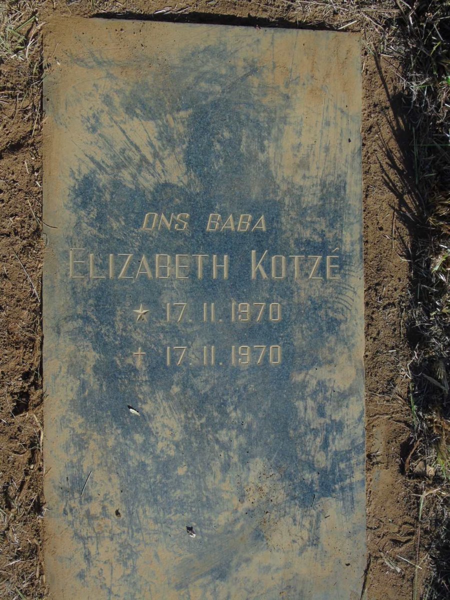 KOTZE Elizabeth 1970-1970