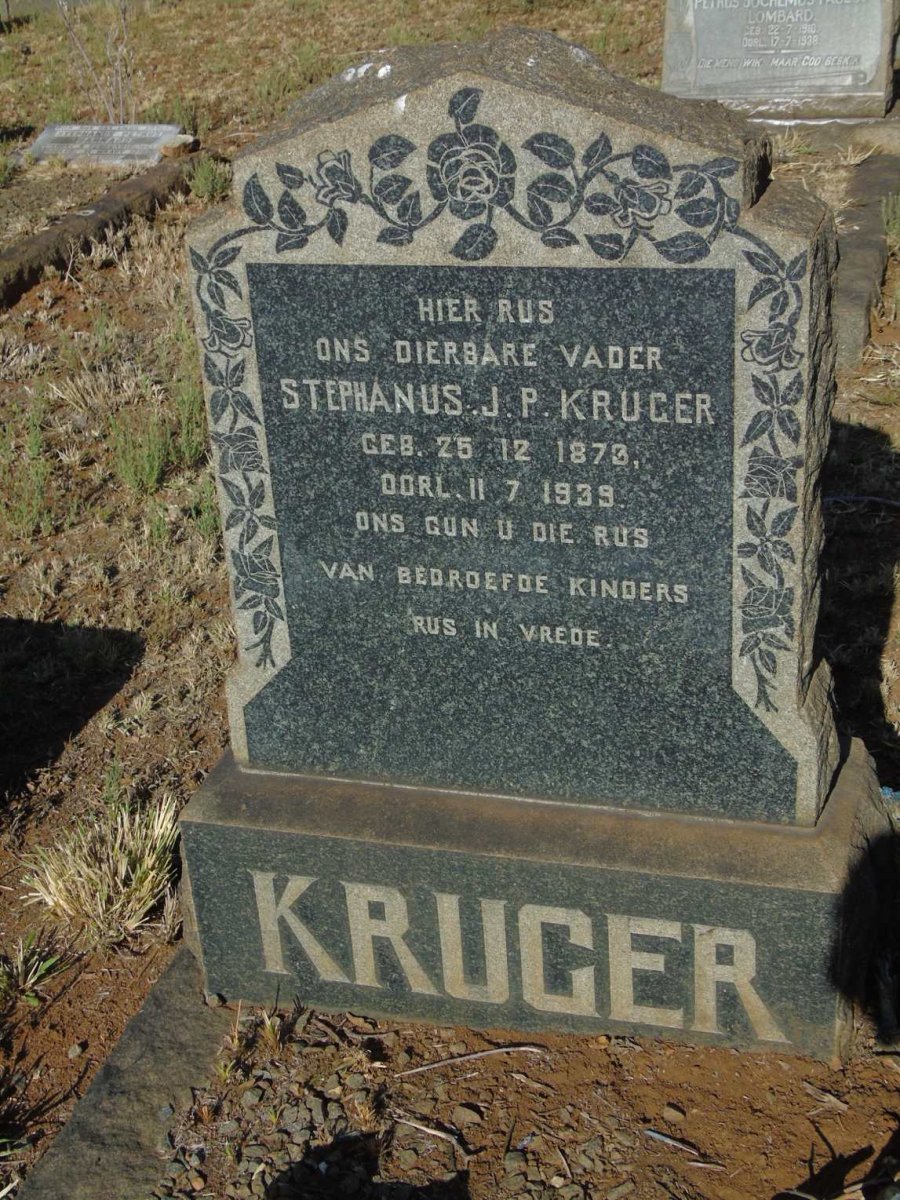 KRUGER Stephanus J.P. 1873-1939