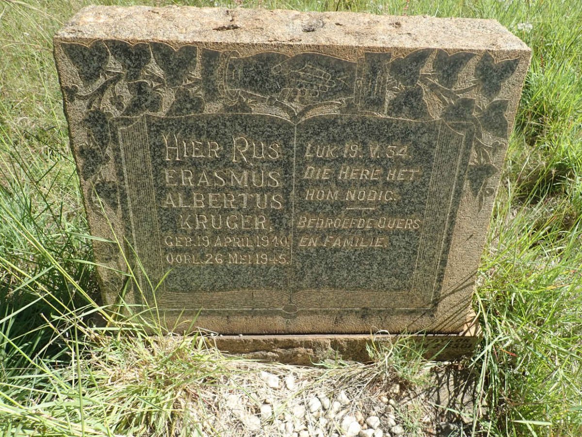KRUGER Erasmus Albertus 1940-1945