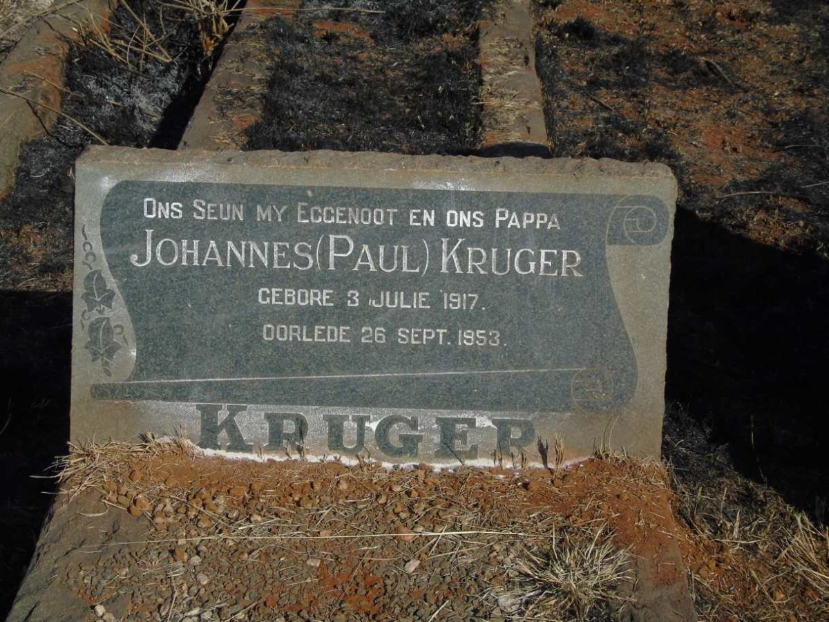 KRUGER Johannes 1917-1953